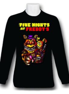 Five Nights At Freddy Remera Manga Larga