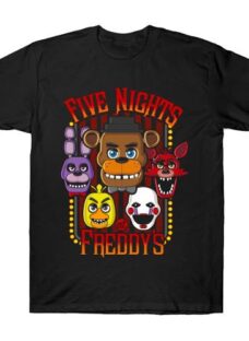 Freddy Five Nights Remeras Manga Corta