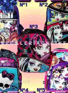 Mochila Monster High Espalda Grande 18'' Licencia Original