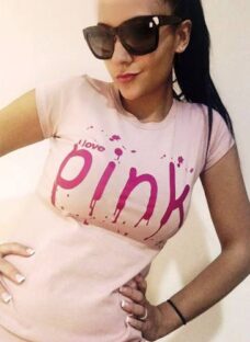 Remeras Pink Victoria Secret Estampadas Mujer Coleccion 2017